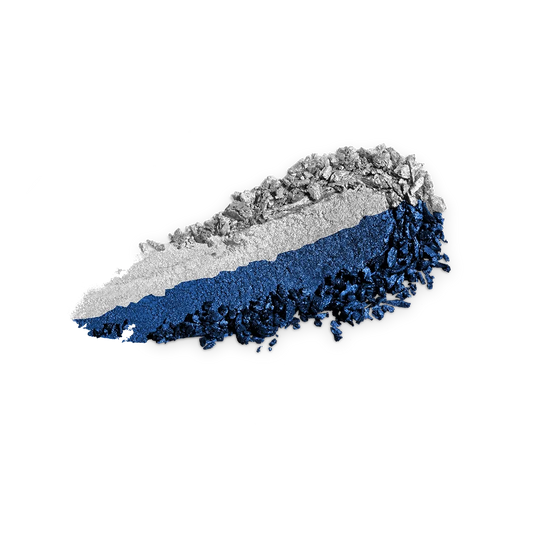 Bright Duo Eyeshadow 16 Silver / Eletric Blue