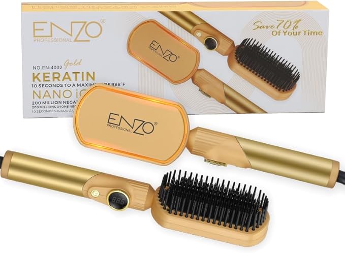 Brosse Lissante Enzo Professional EN-4002 Gold