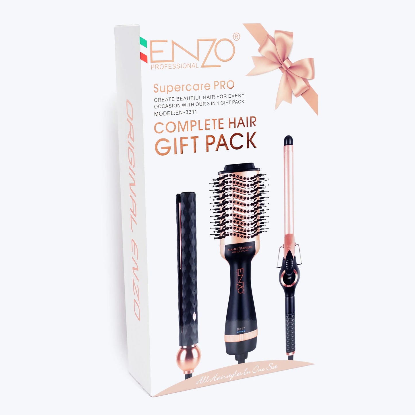 Enzo EN-3311 Professional Supercare PRO – Coffret 3 en 1 هدية العروس