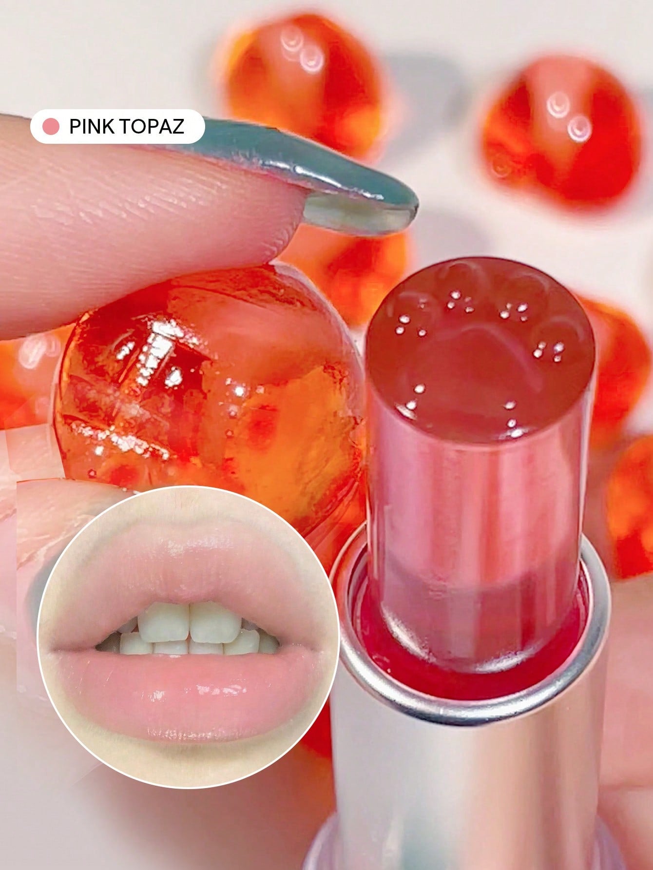 SHEGLAM Baume à LèVres Nourrissant Mello Jello-Topaze Rose