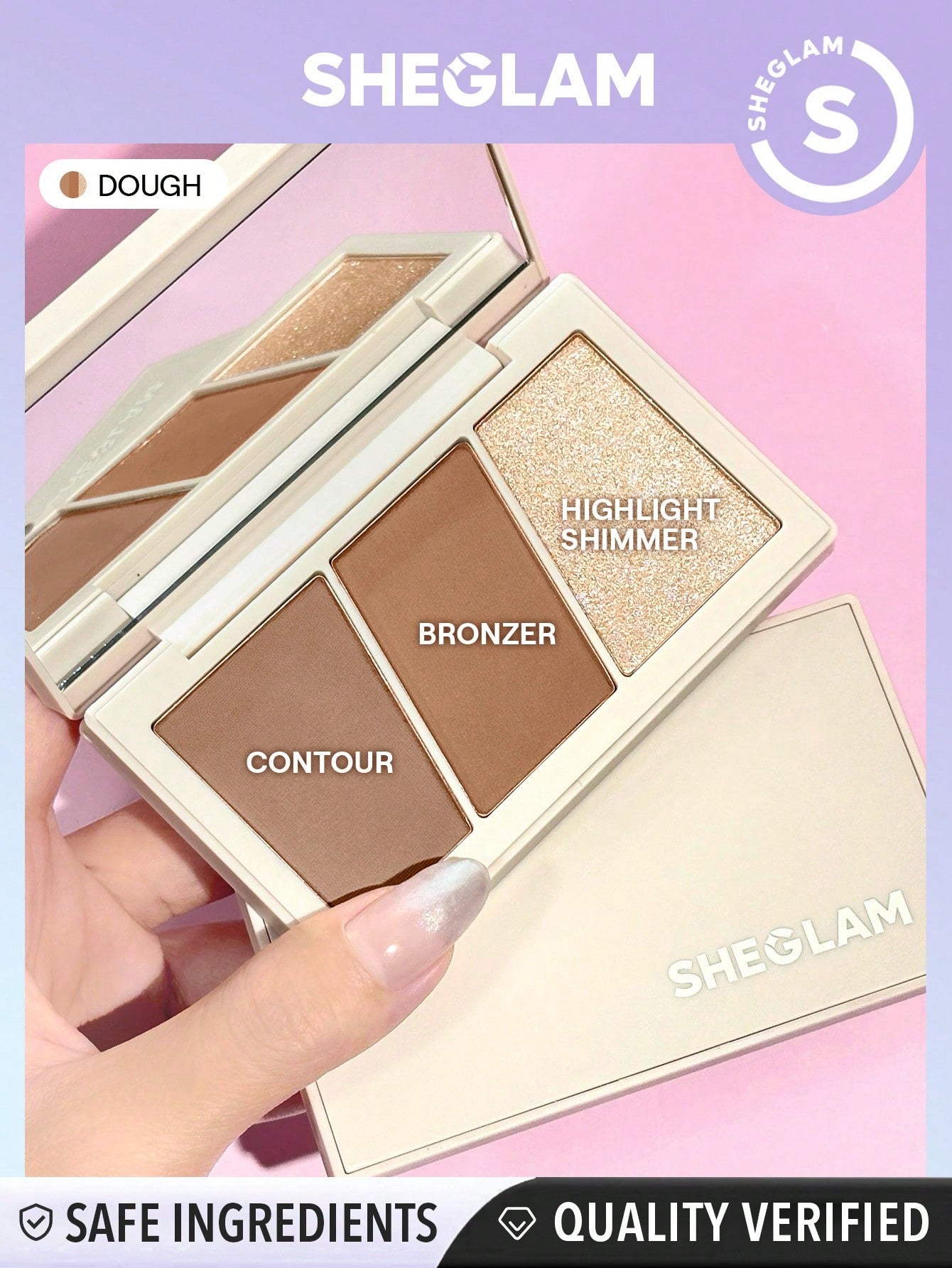 SHEGLAM palette de visage TRIO HERO
