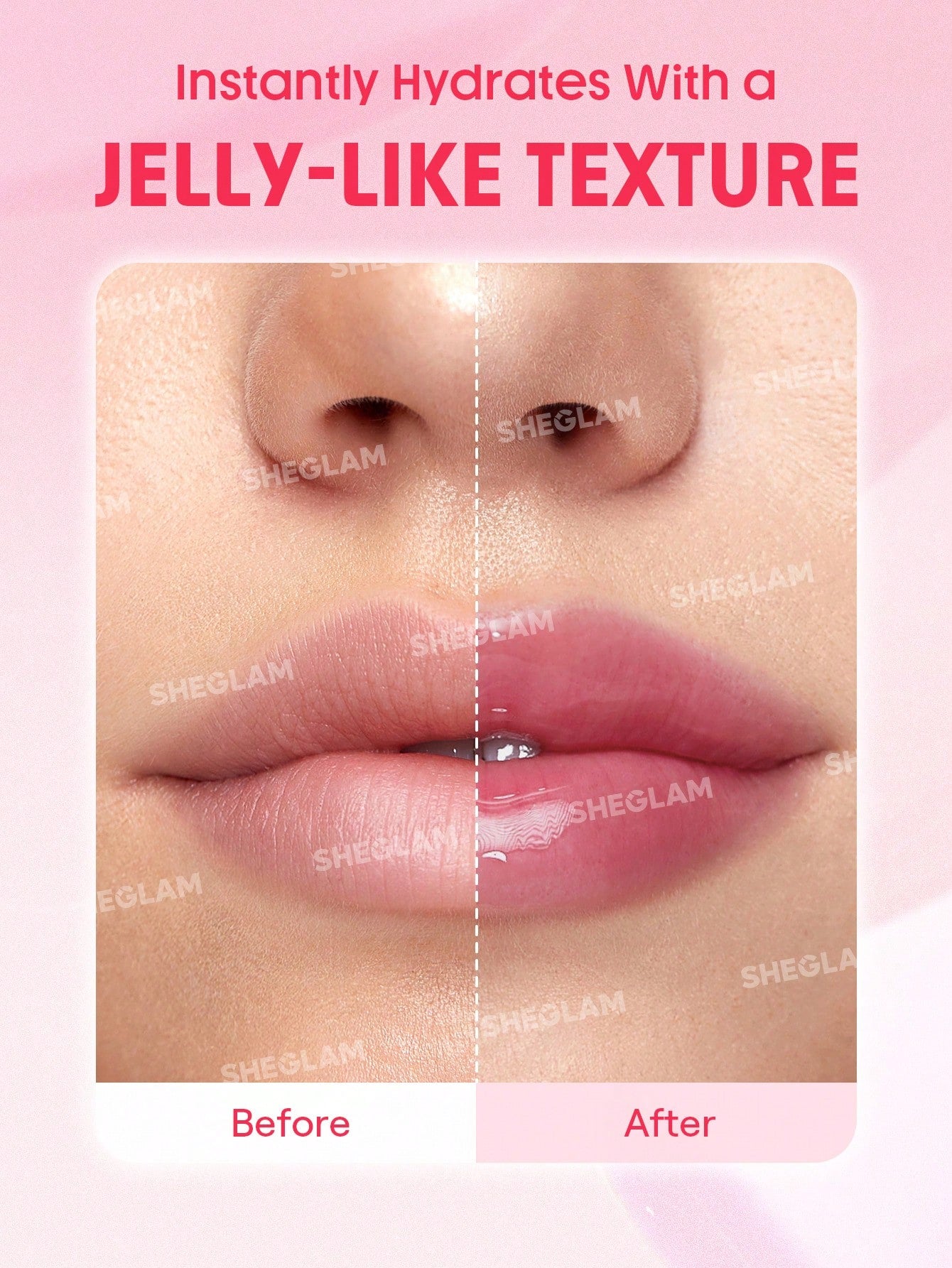 SHEGLAM Huile à Lèvres Teintée Jelly Wow-Pinky Swear