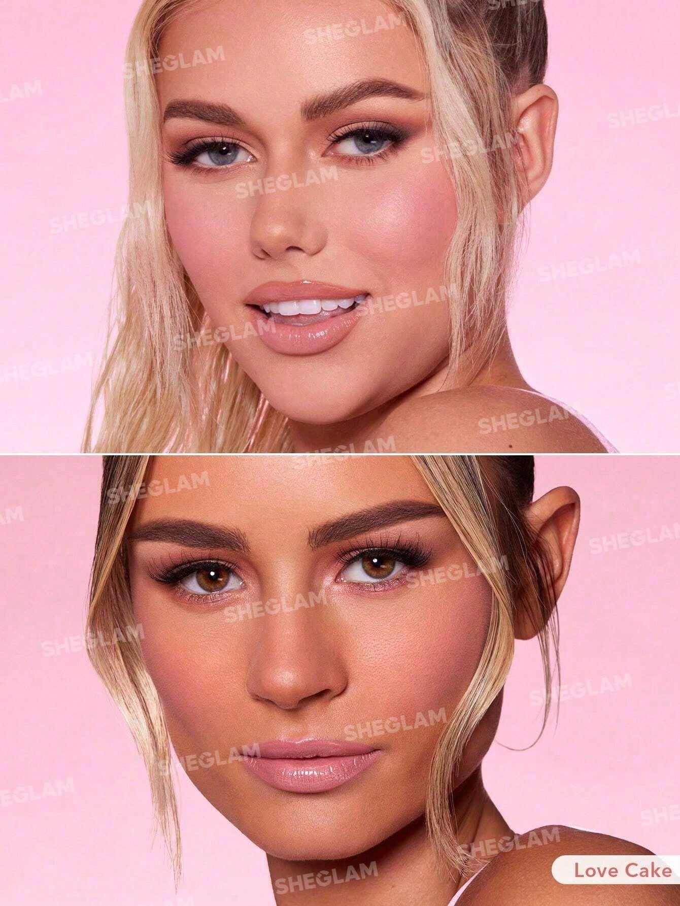 SHEGLAM Fard Ă Joues Liquide Color Bloom, Fini Mat, Love Cake