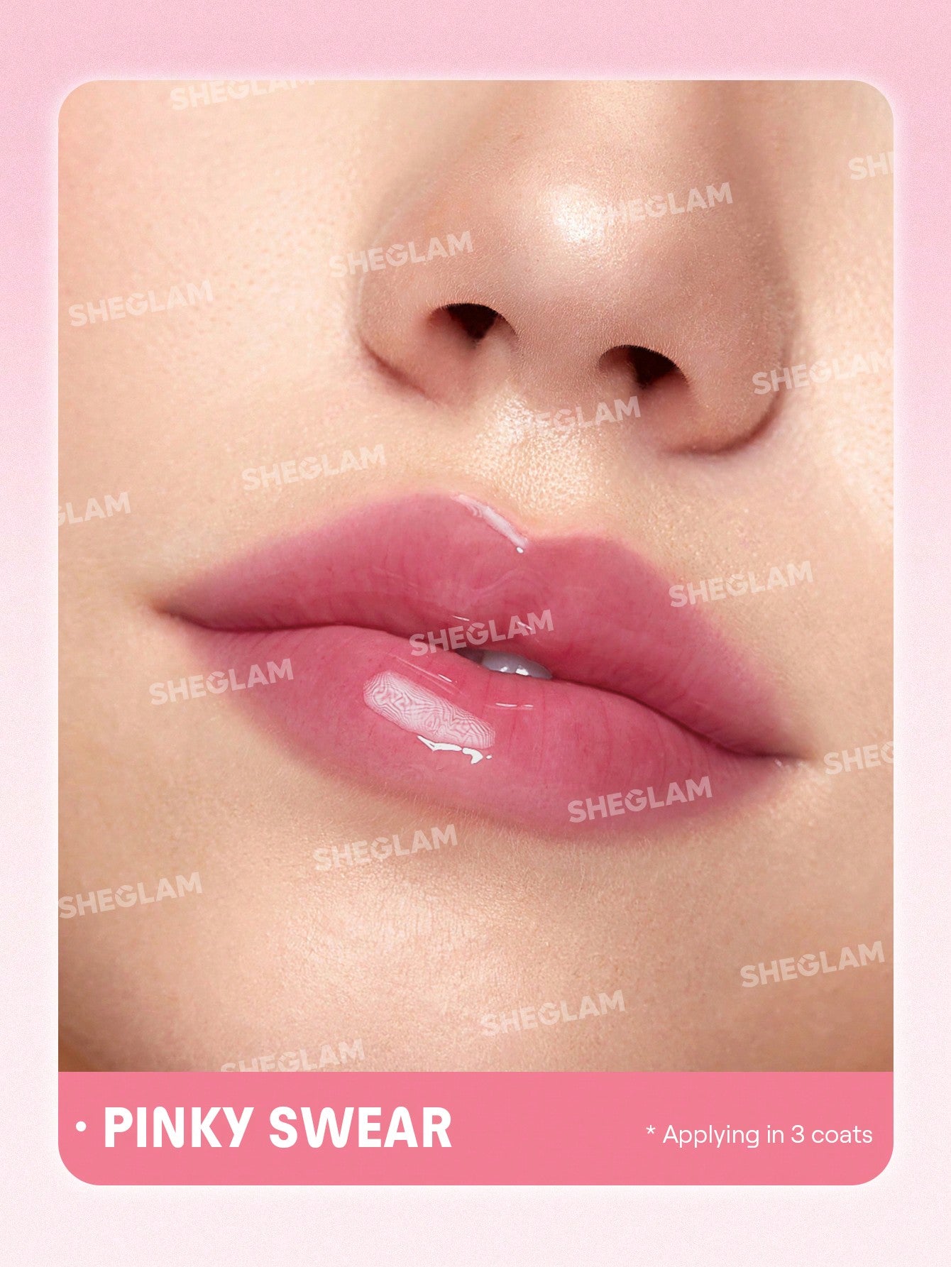 SHEGLAM Huile à Lèvres Teintée Jelly Wow-Pinky Swear