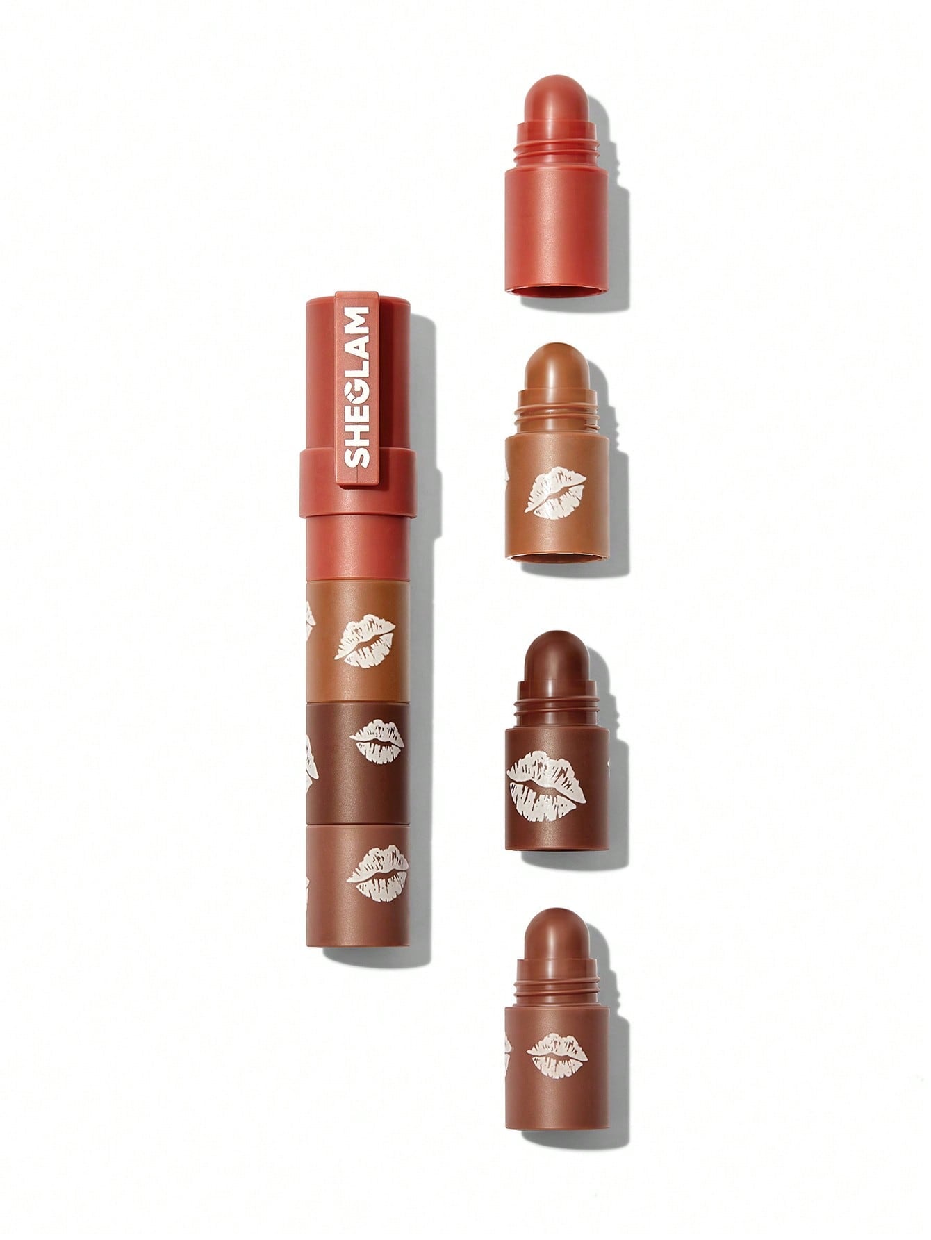 SHEGLAM Mega Lip Stacks-Brown-Brownie Stack
