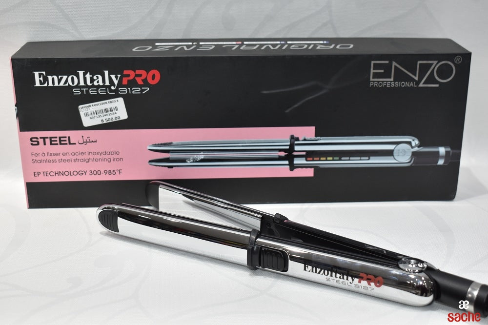ENZO Italy Pro Steel 3331 Fer à lisser professionnel en céramique