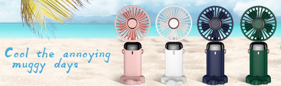 Mini Ventilateur de Bureau Rechargeable