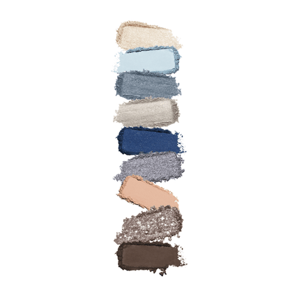KIKO Glamour Multi Finish Eyeshadow Palette - 05 Blue Variations