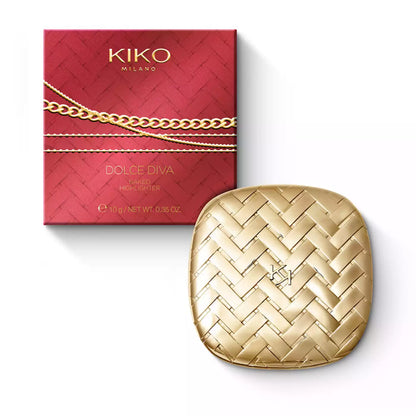 Kiko Dolce Diva Baked Highlighter 01 Lively Champagne