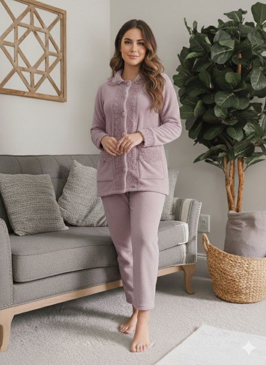 Pyjama en Dentelle Caniche