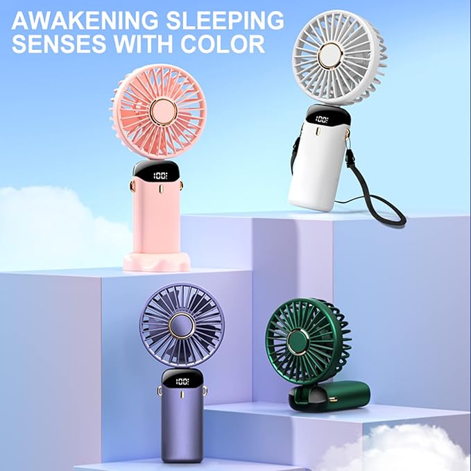 Mini Ventilateur de Bureau Rechargeable