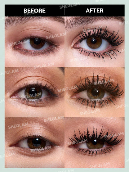 SHEGLAM Mascara Tout-En-Un Volume Et Longueur-Lavable Noir