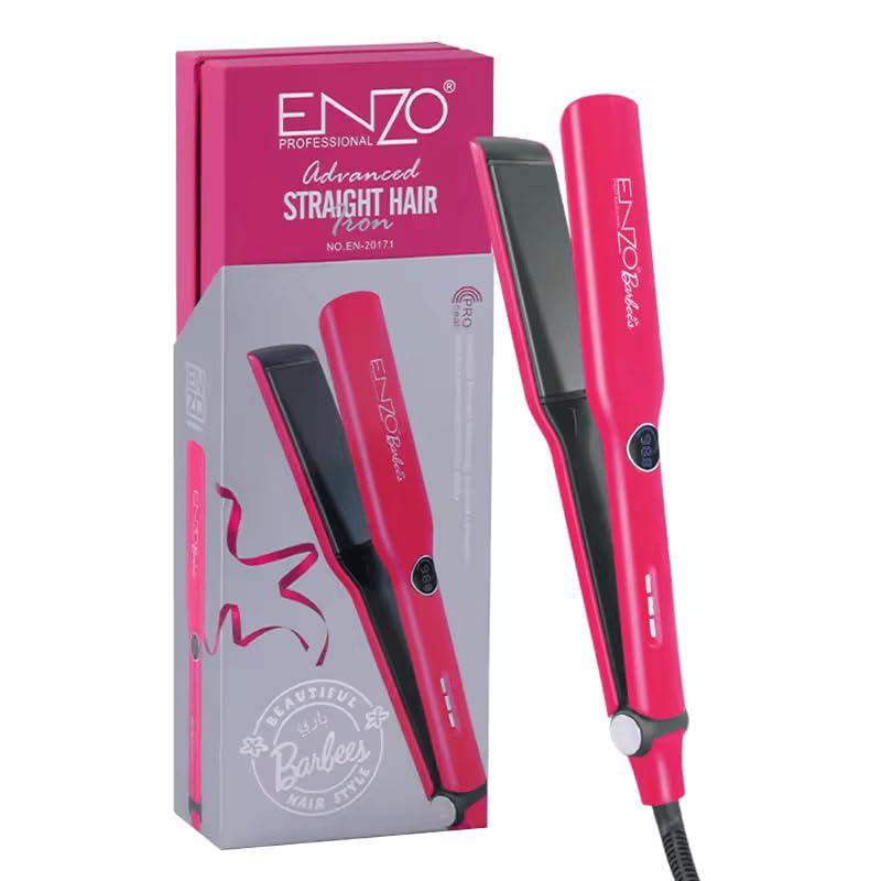 ENZO EN-20171 Barbee Hair Straightener – Lisseur Professionnel