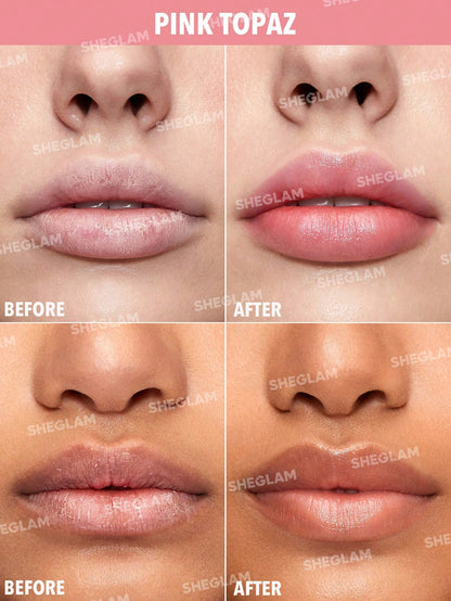 SHEGLAM Baume à LèVres Nourrissant Mello Jello-Topaze Rose