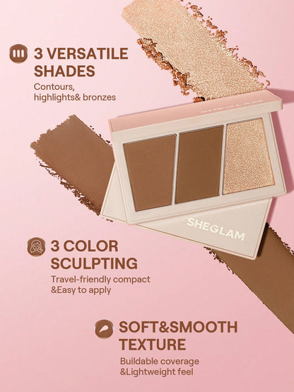 SHEGLAM palette de visage TRIO HERO