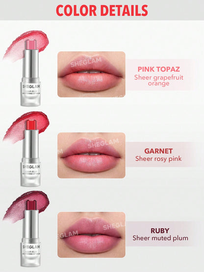 SHEGLAM Baume à LèVres Nourrissant Mello Jello-Garnet