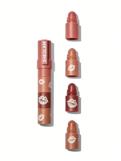 SHEGLAM Mega Lip Stacks-Nude-Bare Stack
